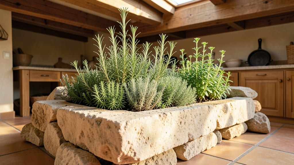 Mediterranean Herb Rock Garden