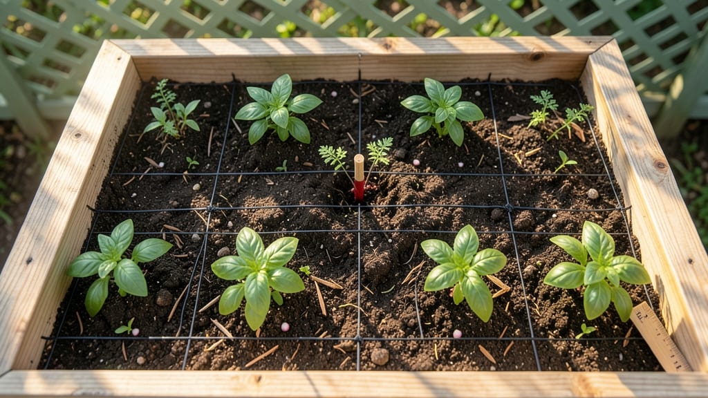 Square Foot Gardening Grid