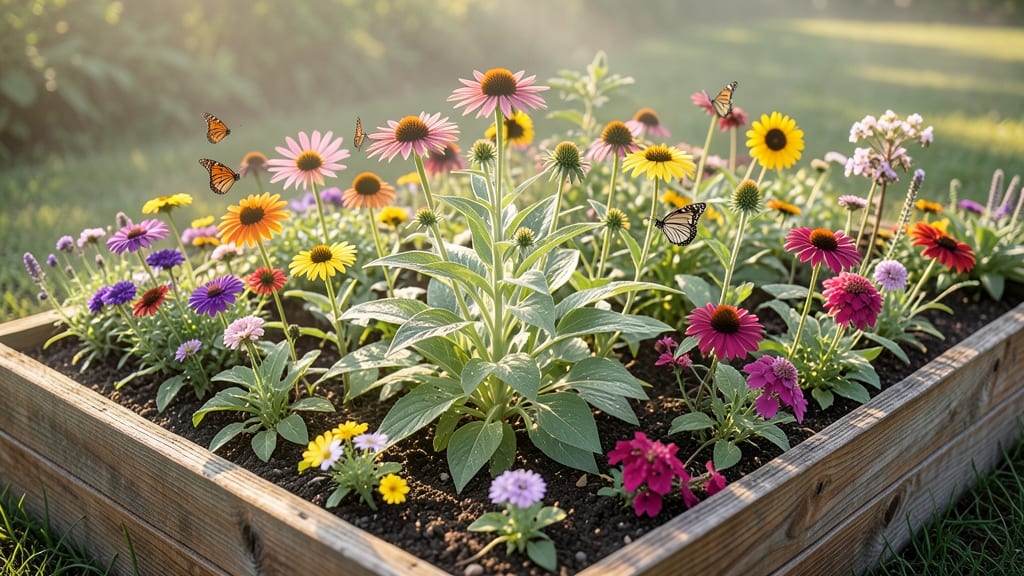 Butterfly Garden with Native Wildflowers