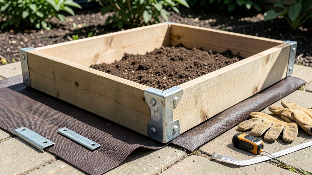 Raised Garden Bed Corner Brackets: Hidden Reinforcement for Windproof Strength