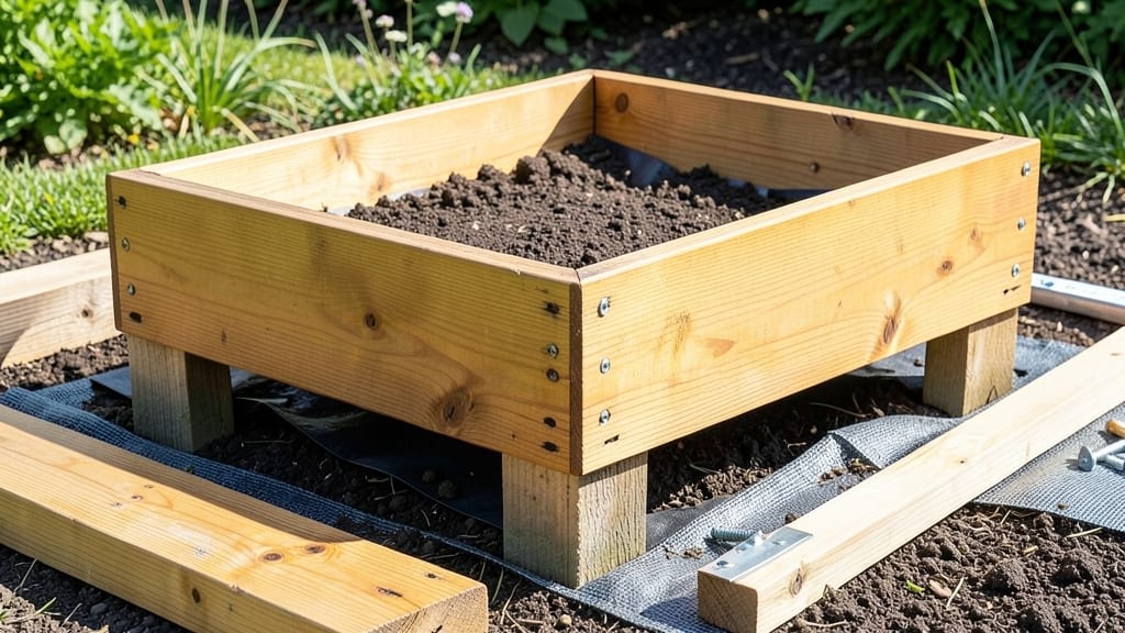 Cedar Raised Bed Plans: Pre-Cut Diagrams for 4x8-Foot Garden Beds