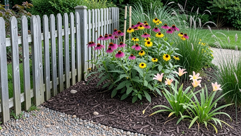 Flower Bed Fencing: Privacy and Pollinator Haven in One Frame