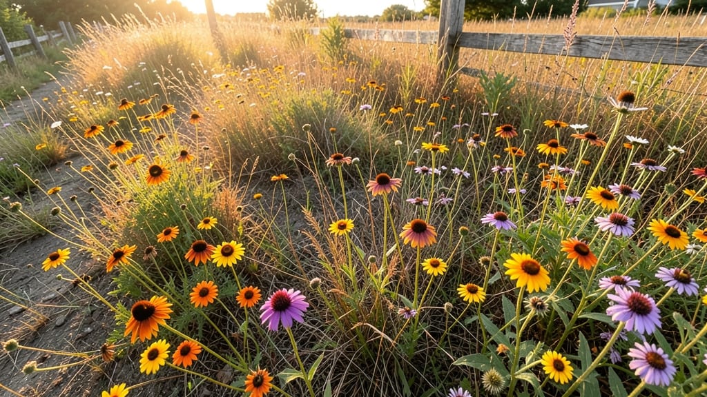 Wildflower Meadow For Pollinators And Color