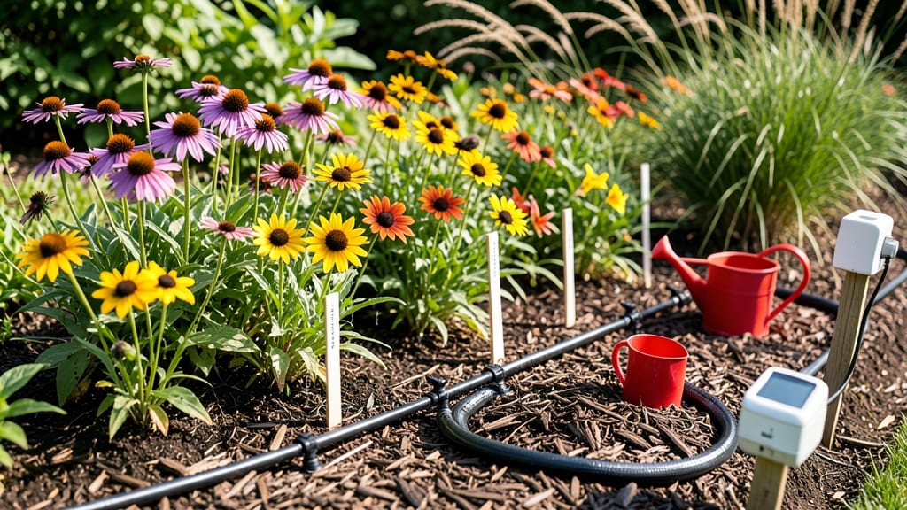 Flower Bed Irrigation System: Drip-Release Precision for Thriving Blooms