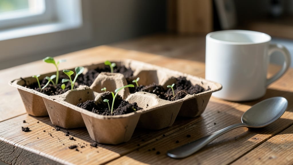 Egg Carton Seed Starters