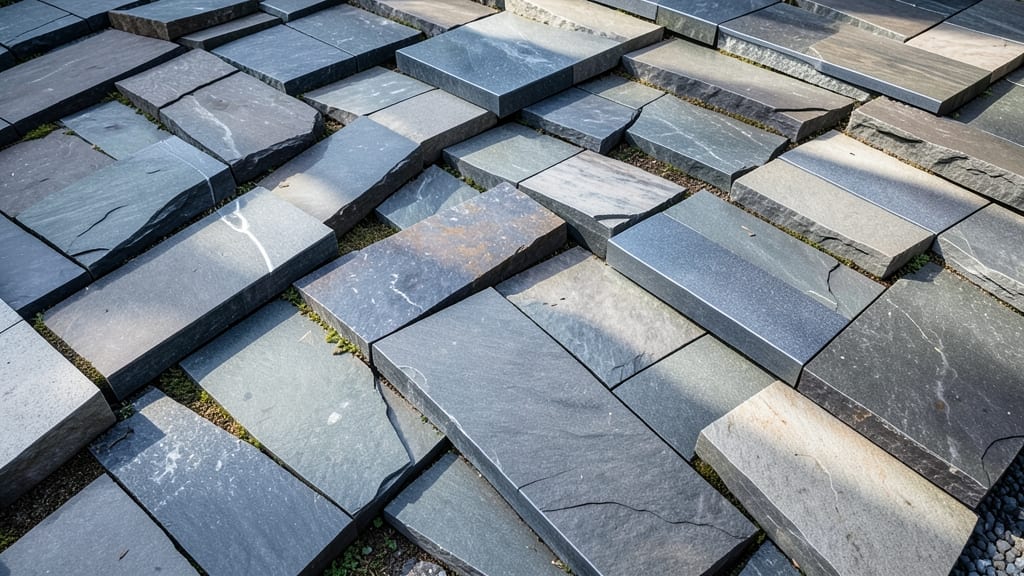 Modern Geometric Rock Garden