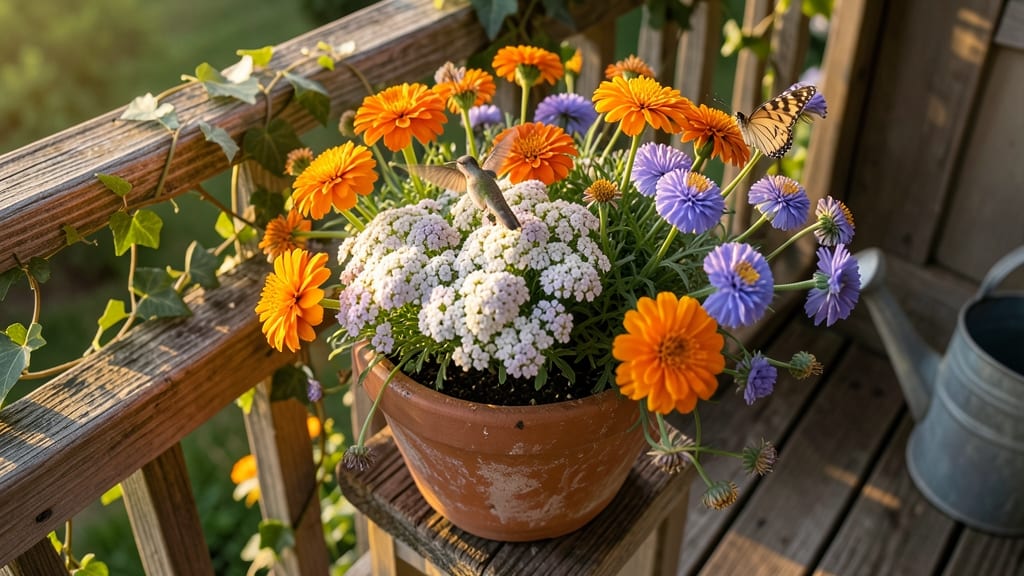Container Wildflower Garden for Balconies