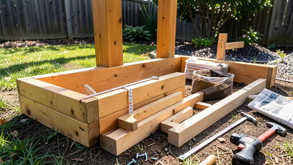 Raised Bed Garden Construction Materials: Modular Wood and Fabric Barriers for Year-Round Planting