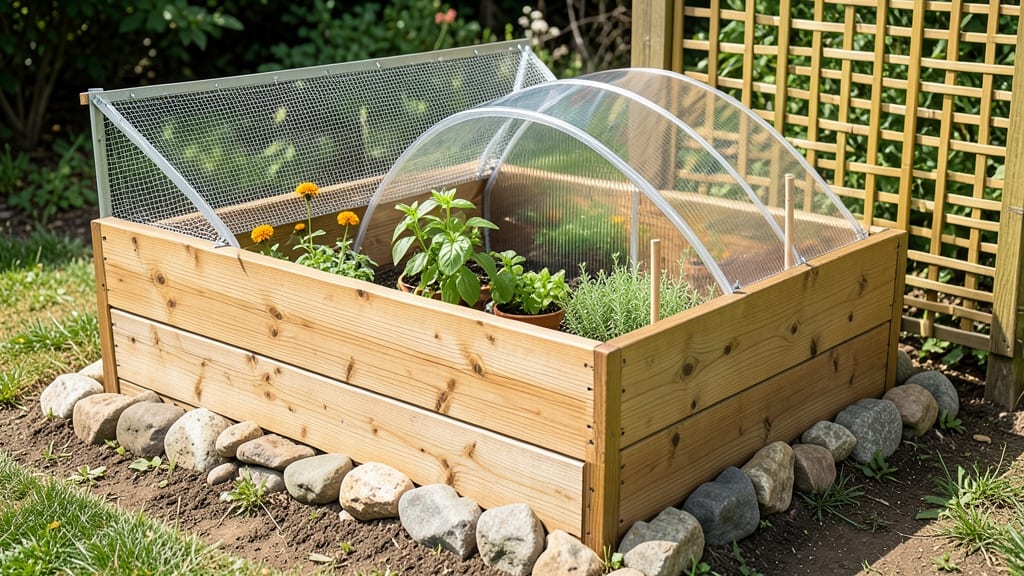 Garden Bed Enclosures: Modular Protection Against Pests and Wind