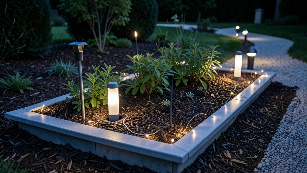 Garden Bed Lights: Solar-Powered Glow for Extended Evening Plant Care