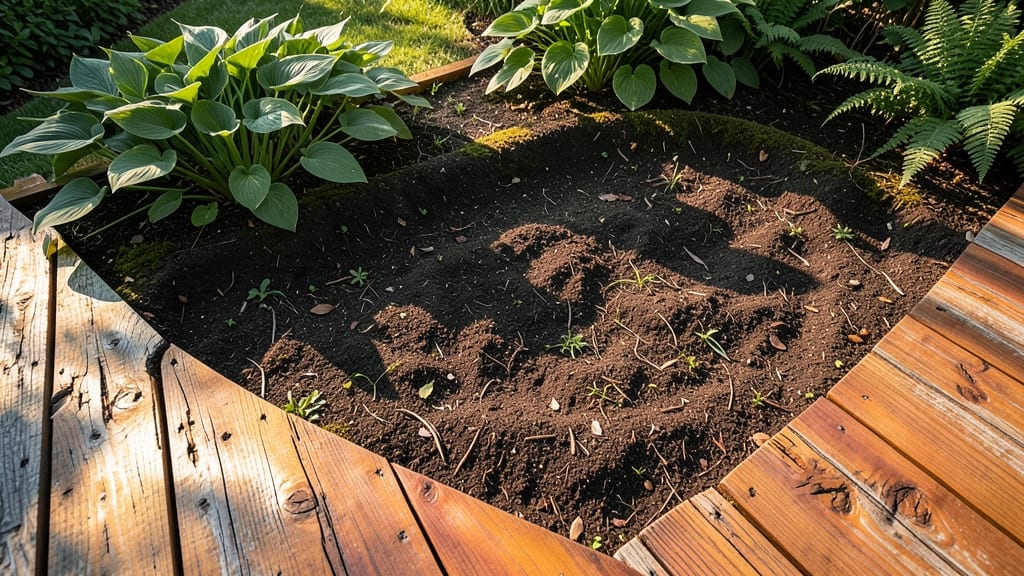 Wooden Edging for Organic Garden Beds