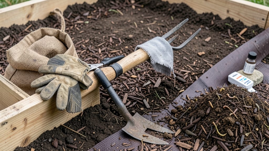 Preparing a Raised Bed Garden for Winter: Frost-Proof Protection That Saves Next Year’s Plants