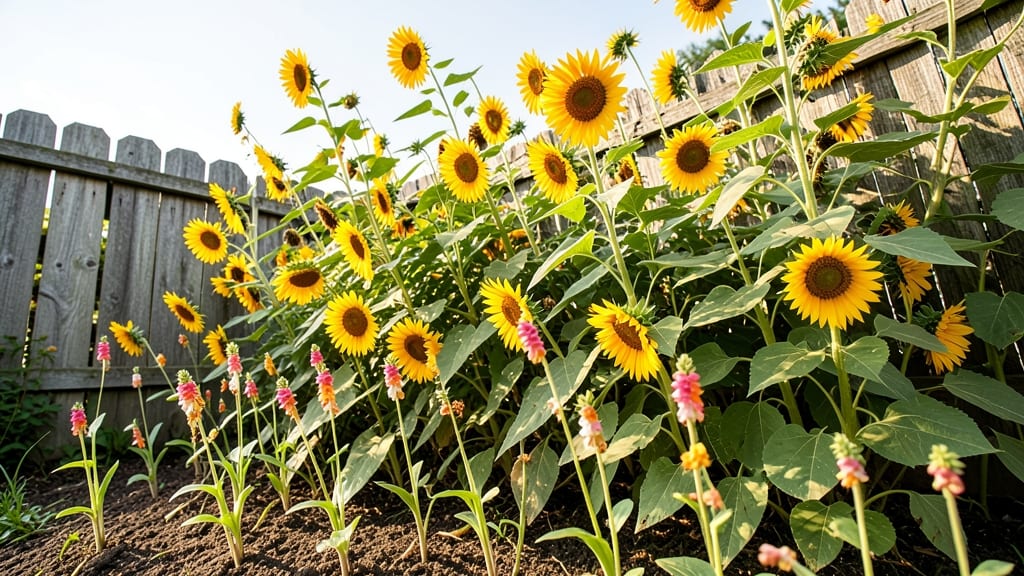 Tall Sunflower And Snapdragon Mix For Quick Height