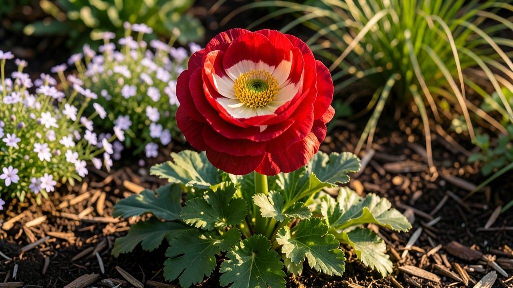 Flower Bed Ranunculus Garden: Bold Pop of Color That Blooms All Season