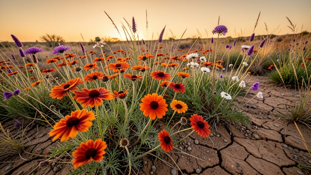 Drought-Resistant Desert Wildflower Mix
