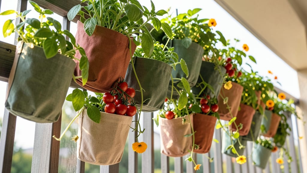Vertical Hanging Pocket Planters
