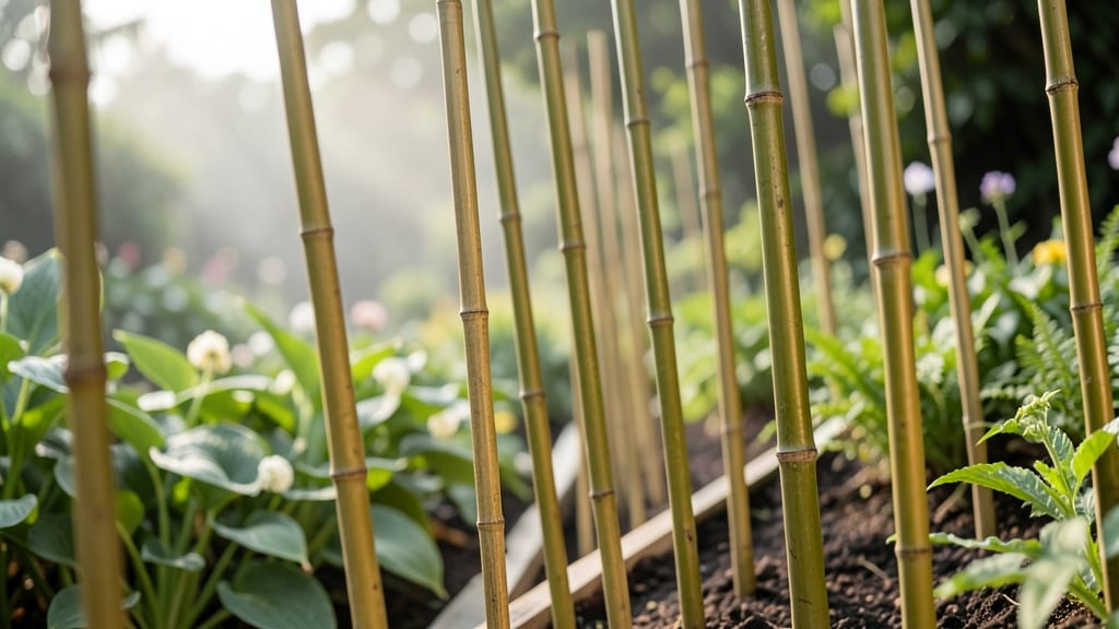 Bamboo Stakes for Asian-Inspired Gardens