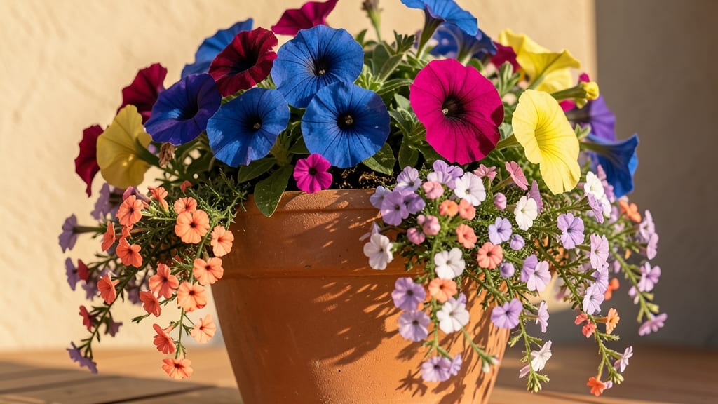 Container-Friendly Petunias And Calibrachoa