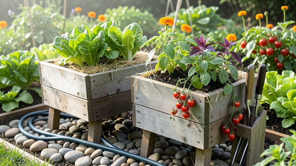 Raised Bed Planters On Legs: Elevated Growing Space for Urban Gardens