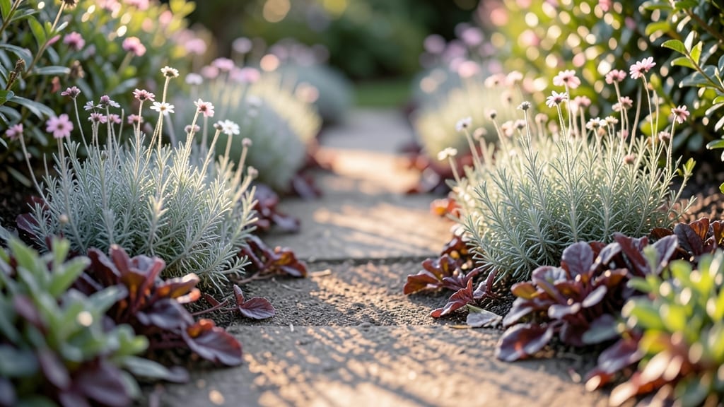 Miniature Allée with Dwarf Perennials