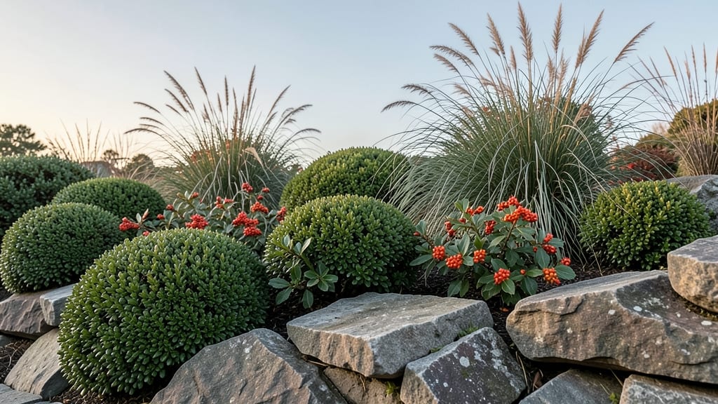 Winter-Interest Rock Garden