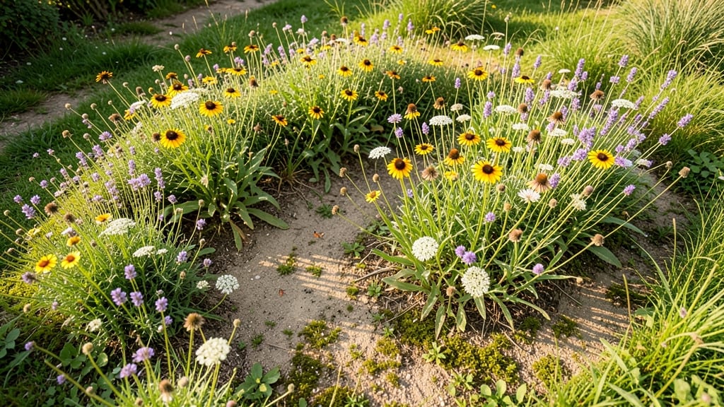 Wildflower Meadow Half Circle