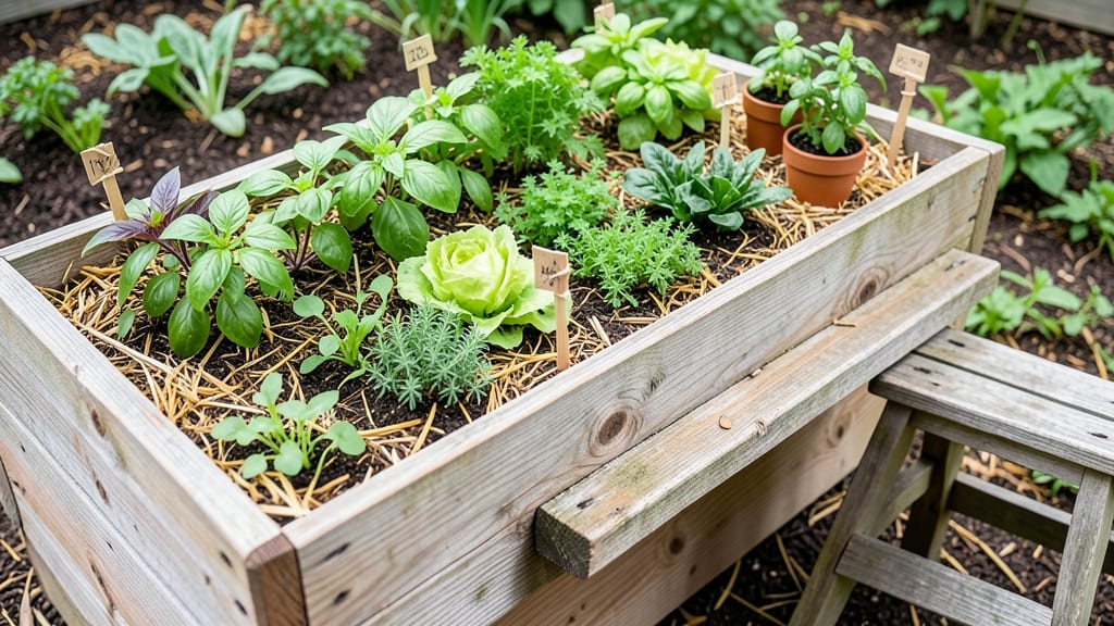 Raised Garden Beds With Shelf: Stackable Design for Double the Growing Space