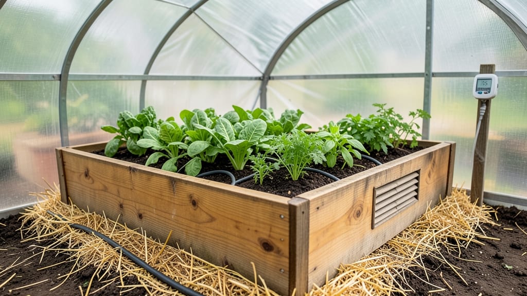 Raised Garden Bed Greenhouse: Year-Round Harvest Shield Against Frost