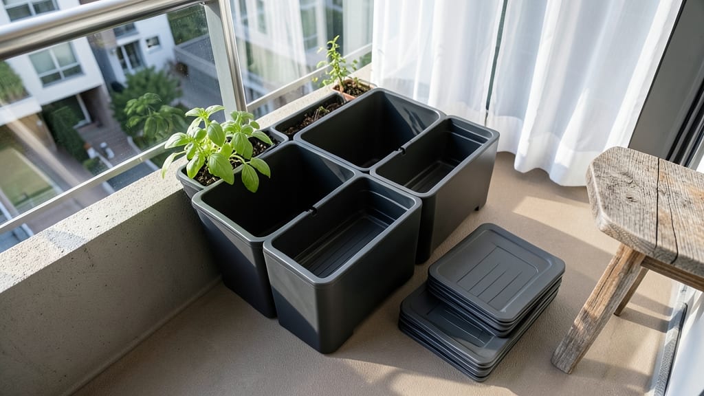 Modular Plastic Planter Systems