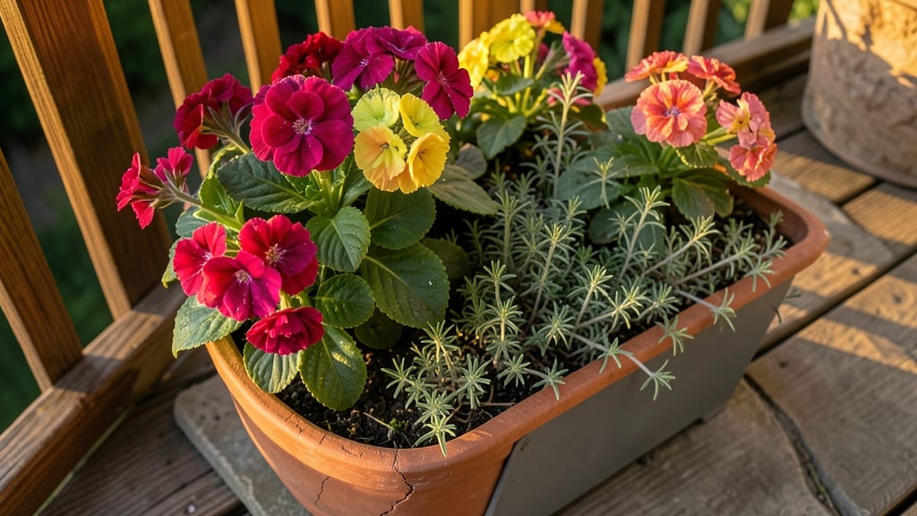Sunny Citrus-Scented Geraniums and Thyme