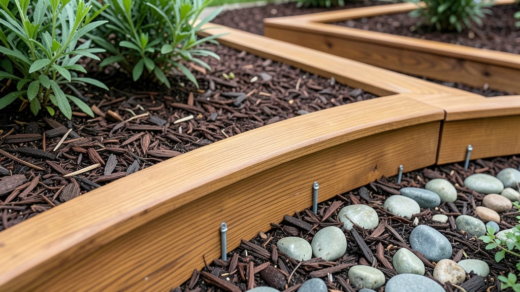 Wood Flower Bed Edging: Timeless Elegance With Built-In Weed Defense