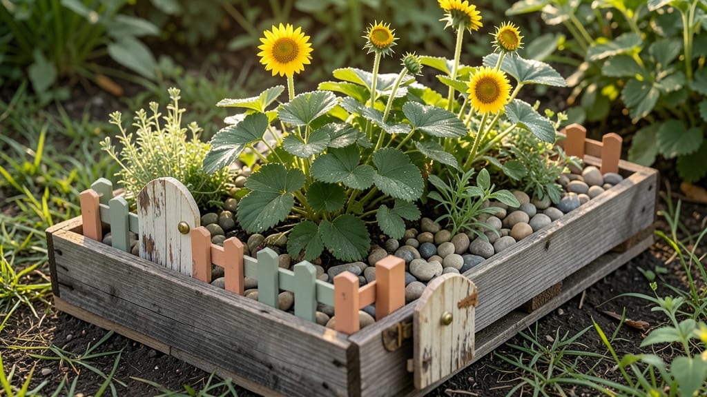 Pallet Fairy Garden for Children