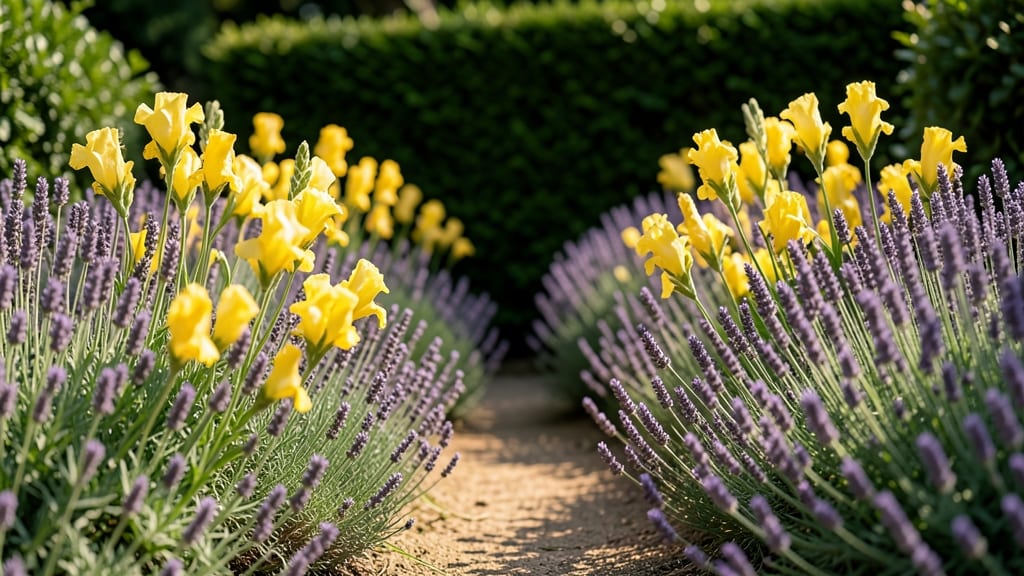 Sunburst Snapdragon Border With Golden Accents
