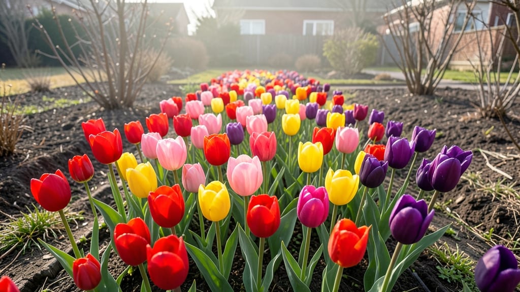 Spring Blooming Tulips