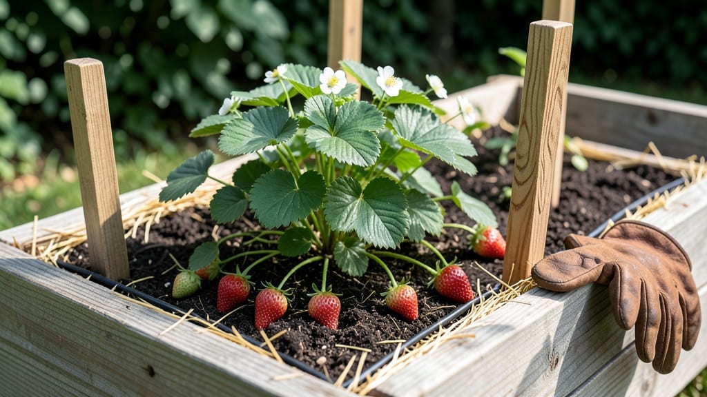 Best Size Raised Bed for Strawberries: 12-Inch Depth for Root Freedom and Drainage