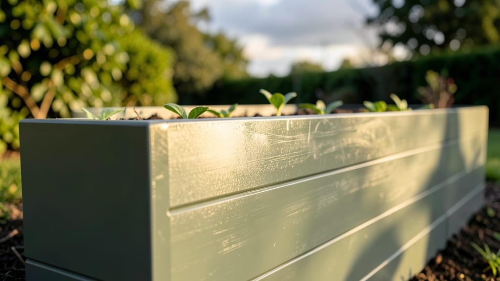 Recycled Plastic Lumber Garden Beds