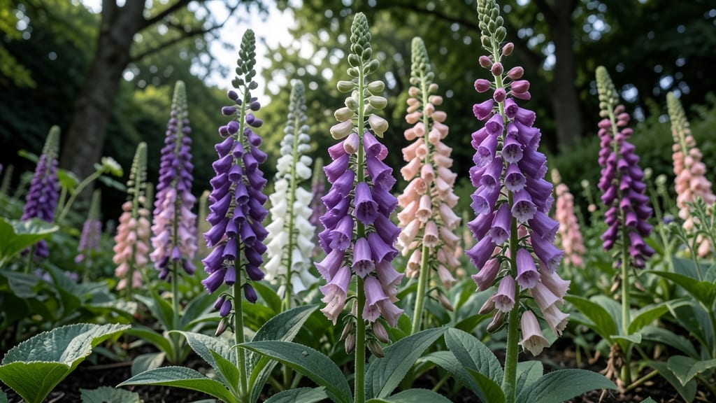 Foxgloves for Tall, Dramatic Spikes