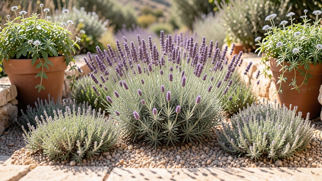 Drought-Tolerant Mediterranean Style Bed