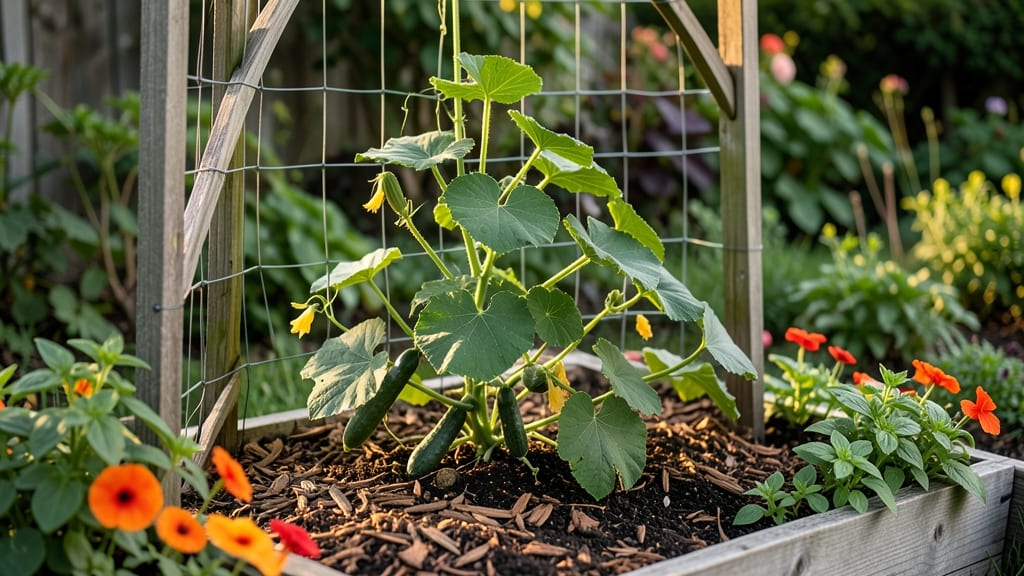 Raised Garden Bed With Trellis Arch: Archway Beauty That Doubles as Plant Support