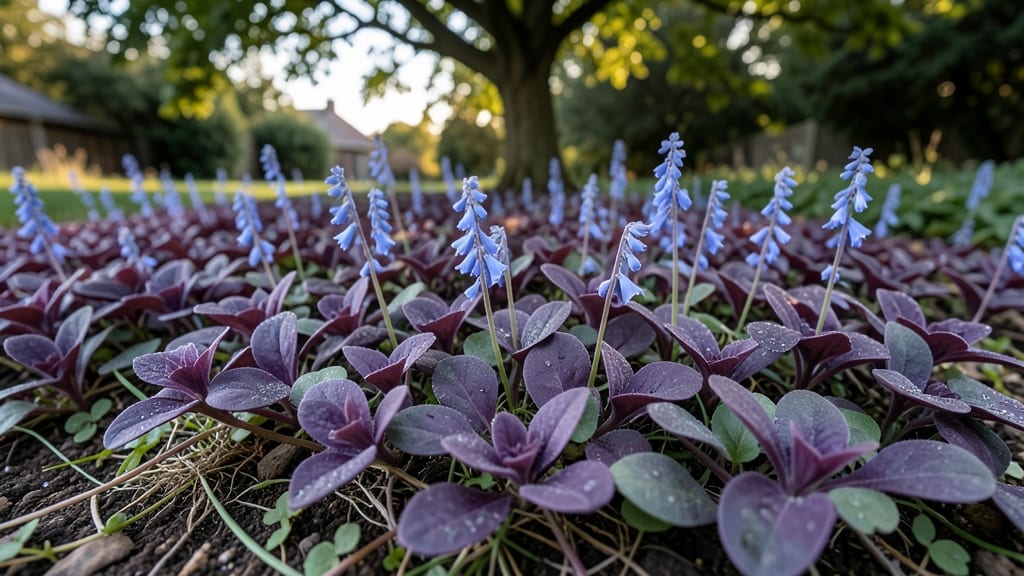 Ajuga: Purple-Leaved Ground Cover for Shade