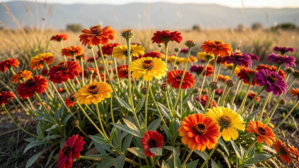 Sunny Zinnias for Long-Lasting Blooms