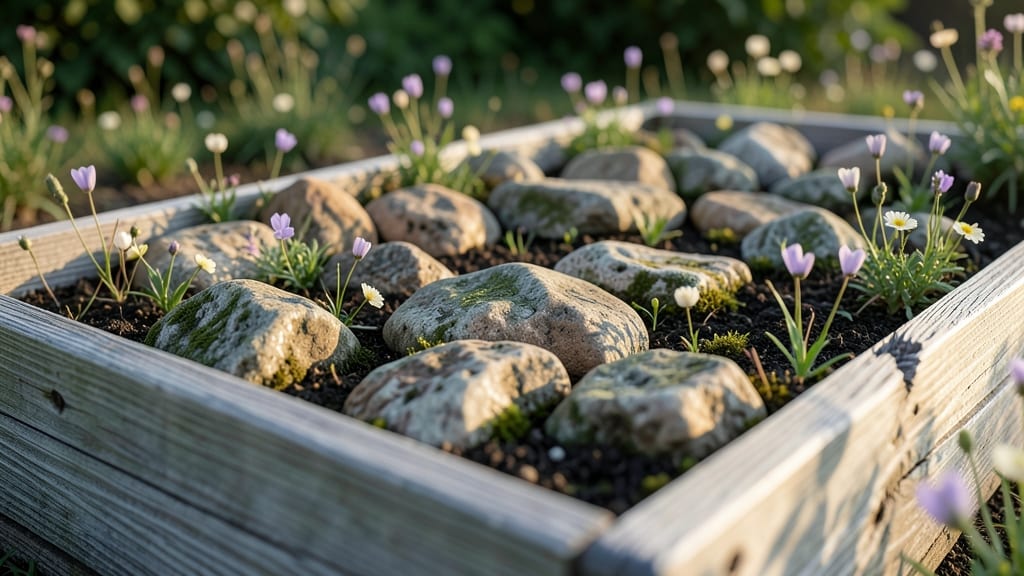 Natural Stone Edging for Rustic Charm