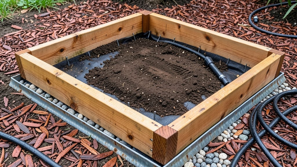 Raised Garden Bed Components: Heavy-Duty Frames and Moisture-Retentive Loam Layers