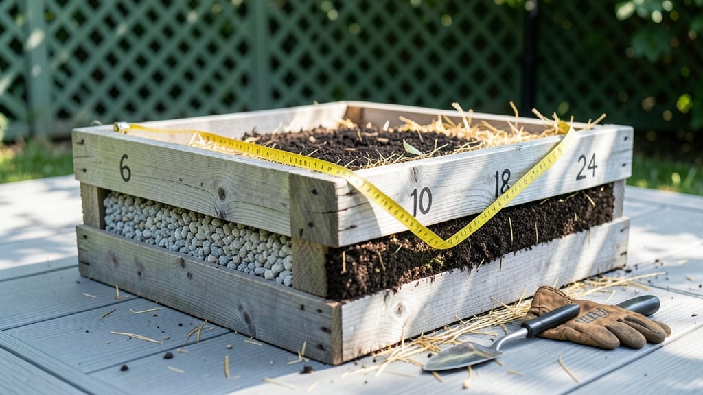 Raised Garden Bed Height: Science-Backed Levels for Root Depth & Drainage