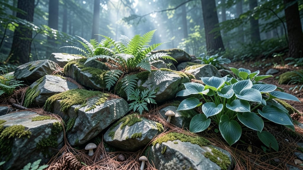Woodland Shade Rockery