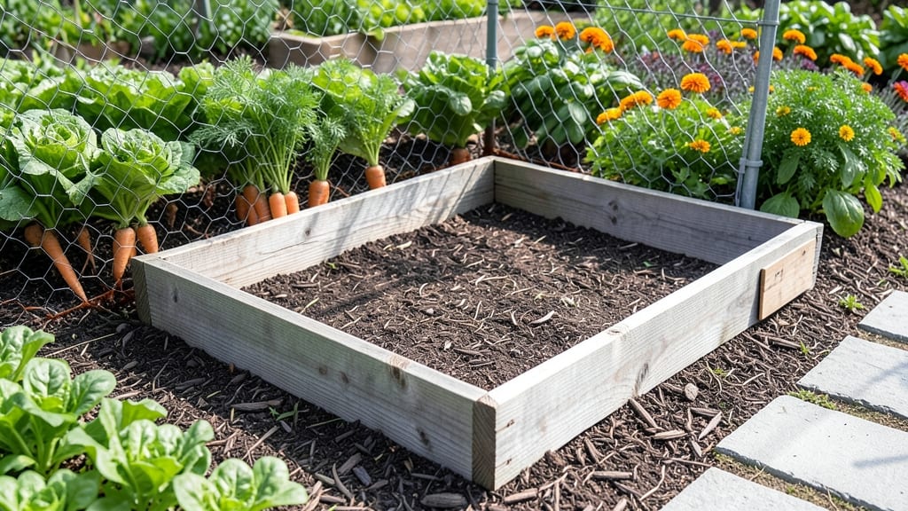 Raised Bed Fenced Garden: Modular Privacy That Protects Plants All Season