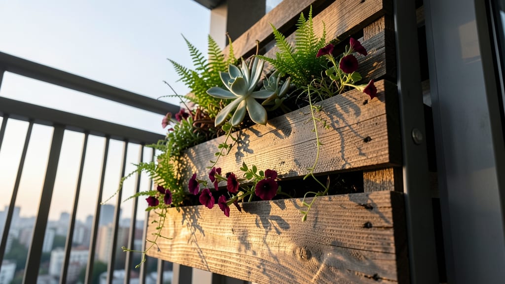 Modern Metal Pallet Vertical Garden