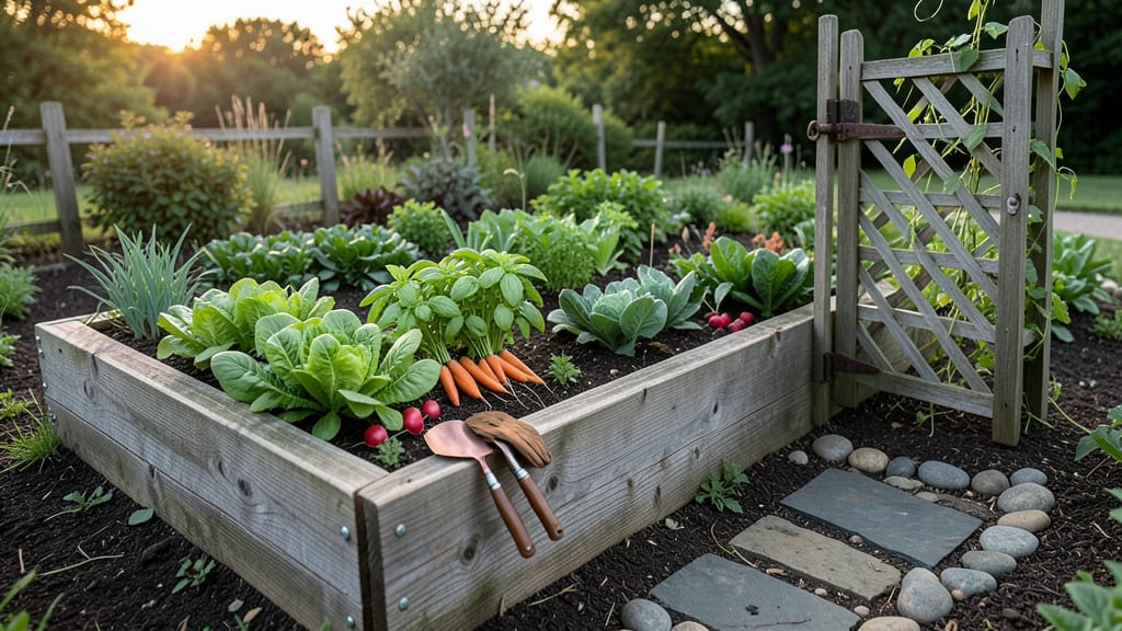 Raised Bed Garden Gate: Modular Security That Keeps Pests Out