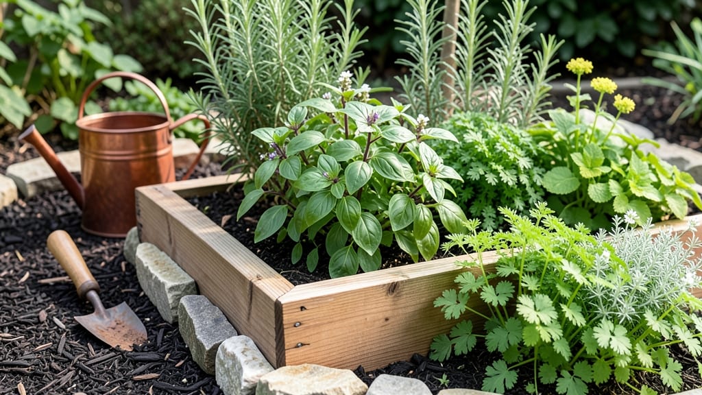 Raised Garden Bed Herb Garden: Thrive-All-Season Layout for Fragrant Harvests