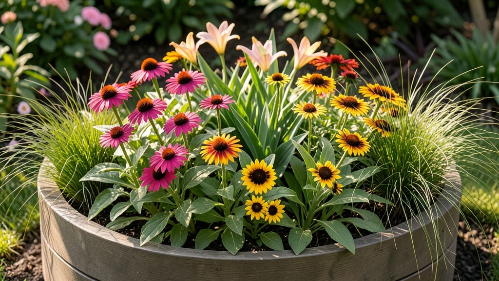 Flower Bed Island: Year-Round Pollinator Paradise in Any Space